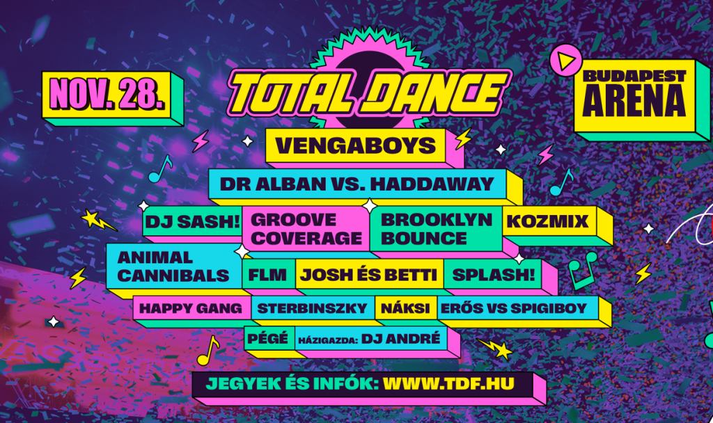 A Total Dance 2026. november 28-án érkezik a Budapest Arénába.